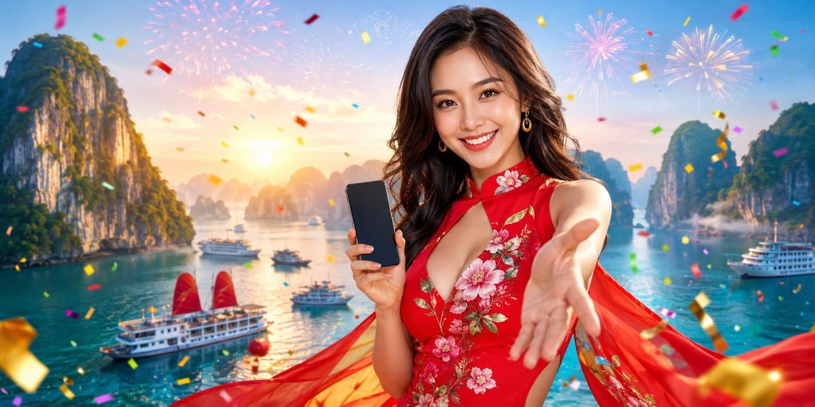 Người chơi tại vịnh Hạ Long tham gia lễ hội casino di động và giải trí trực tuyến